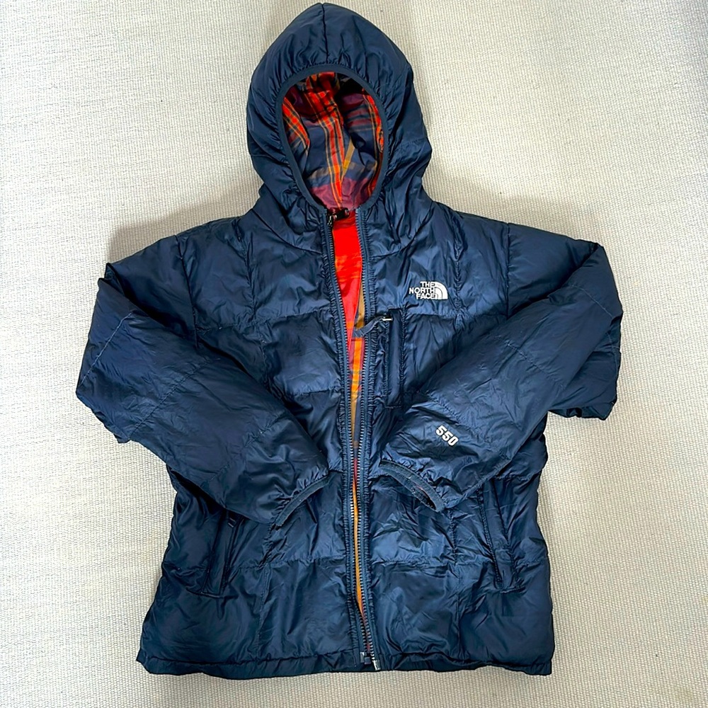 The North Face reversible 550 puffer